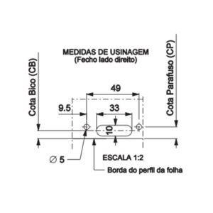 FEC 7969 – Fecho maxim ar com pino Inox