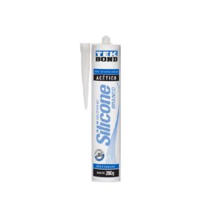 Silicone Acético: Cores Branco, Preto e Incolor